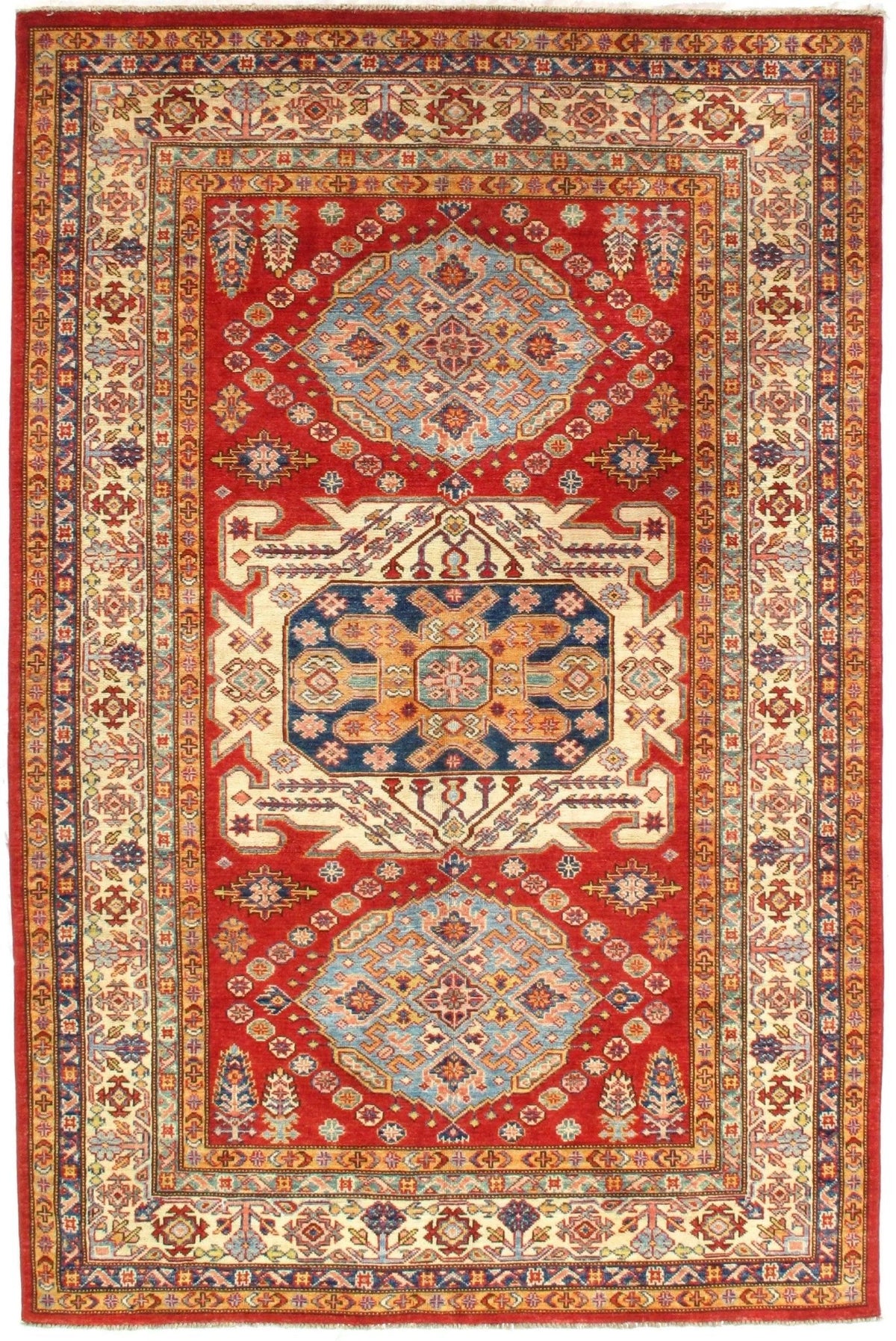 Alfombra Kazak Canvello Rust Fine - 4'11'' X 7'4''