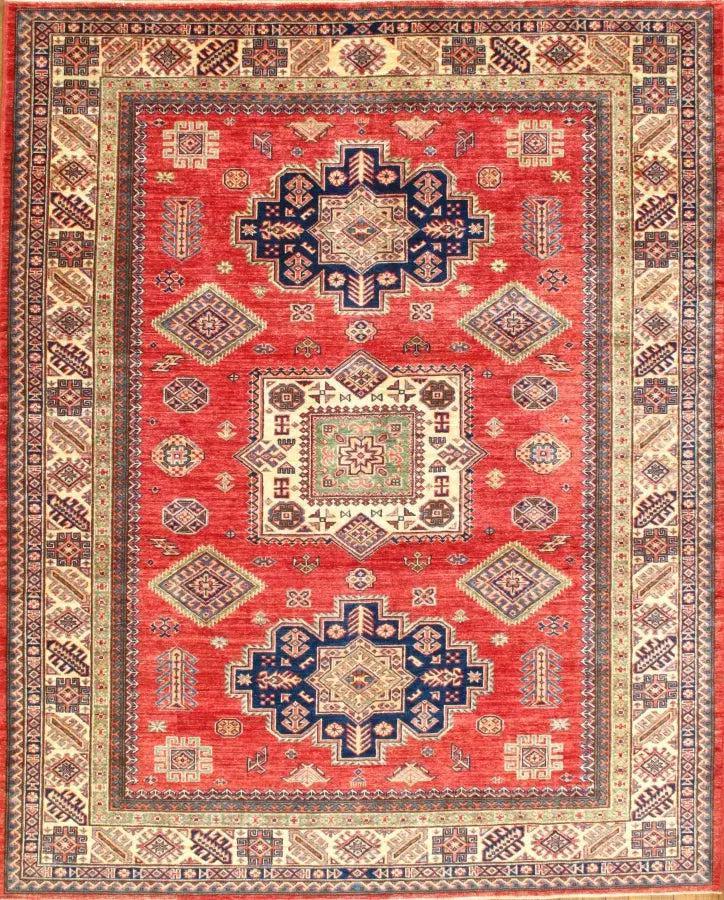 Canvello Rust Fine Kazak Rug - 6'7'' X 8'1'' - Canvello