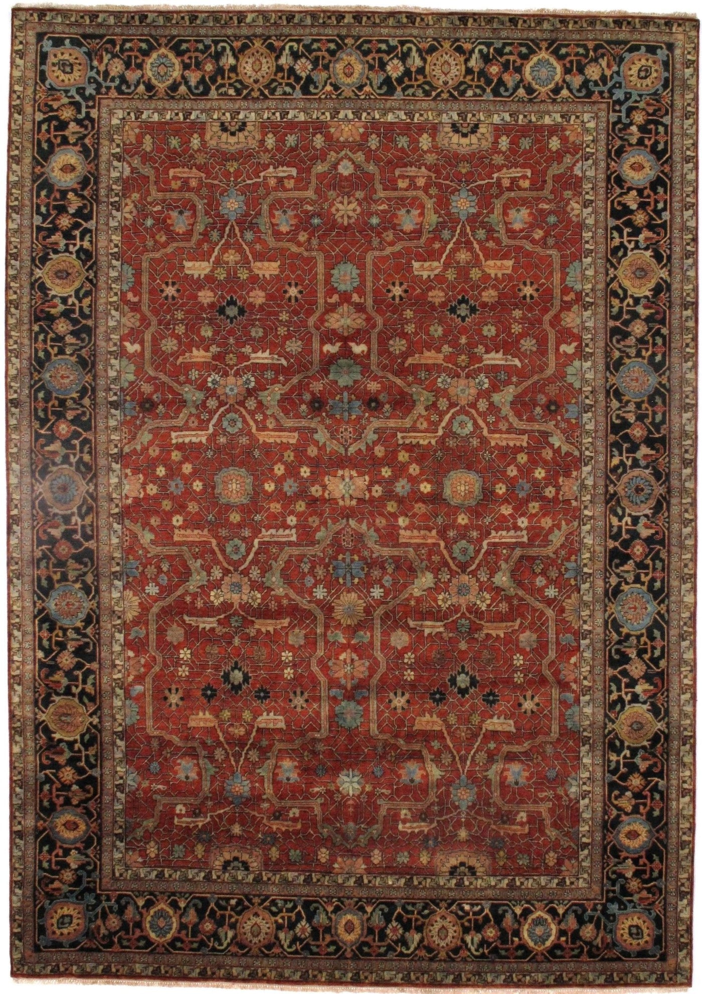 Canvello Rust Fine Serapi Rug - 10'X 14' - Canvello