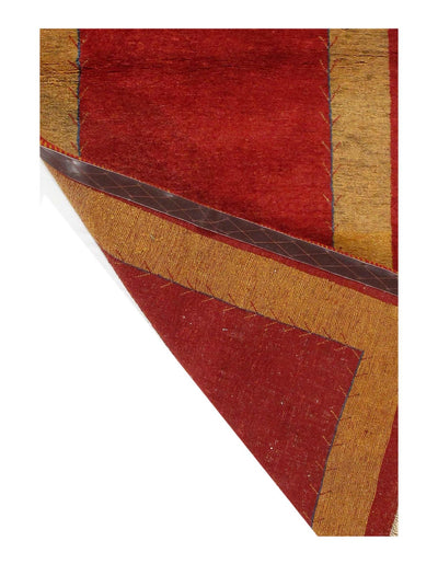 Canvello Rust Genuine Silkroad Gabbeh Runner - 2'5" X 7' - Canvello