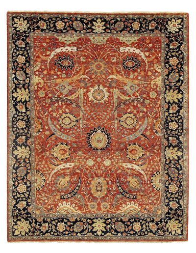 Canvello Rust Indian Serapi Rug - 8' X 10' - Canvello