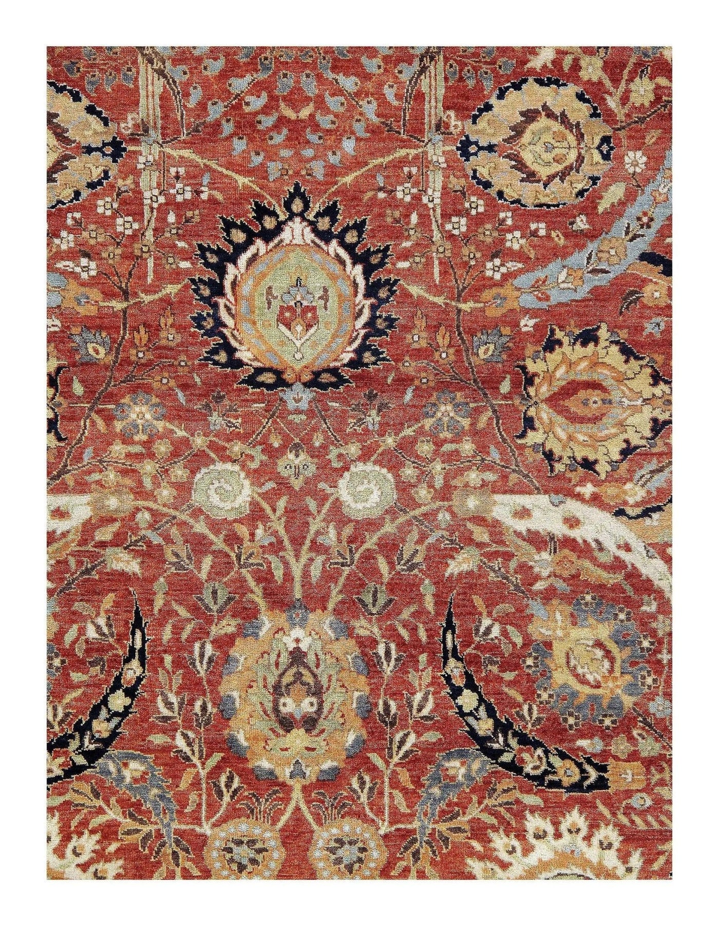 Canvello Rust Indian Serapi Rug - 8' X 10' - Canvello