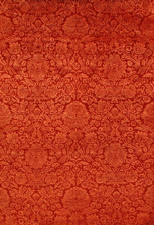 Canvello Rust Modern Rug - 4'5" X 6'6"