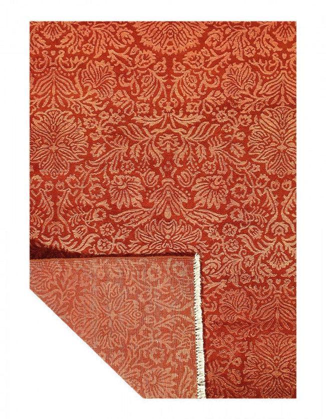 Canvello Rust Modern Rug - 4'5" X 6'6" - Canvello