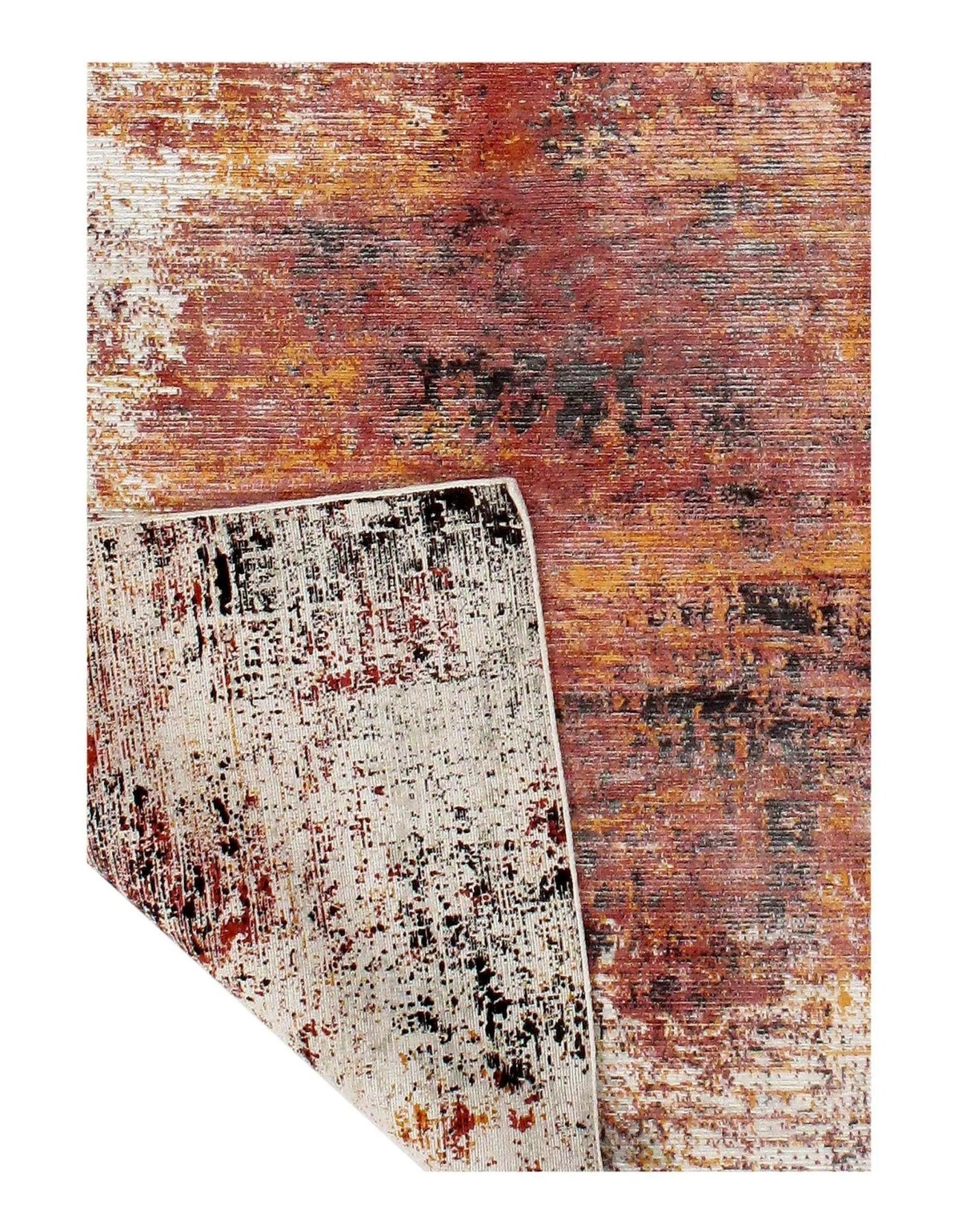 Canvello Rust Modern Rug - 5' X 8' - Canvello