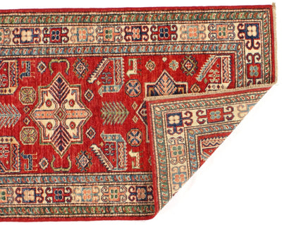 Canvello Rust Pak Super Kazak Lamb's Wool Rug - 3' X 4' - Canvello