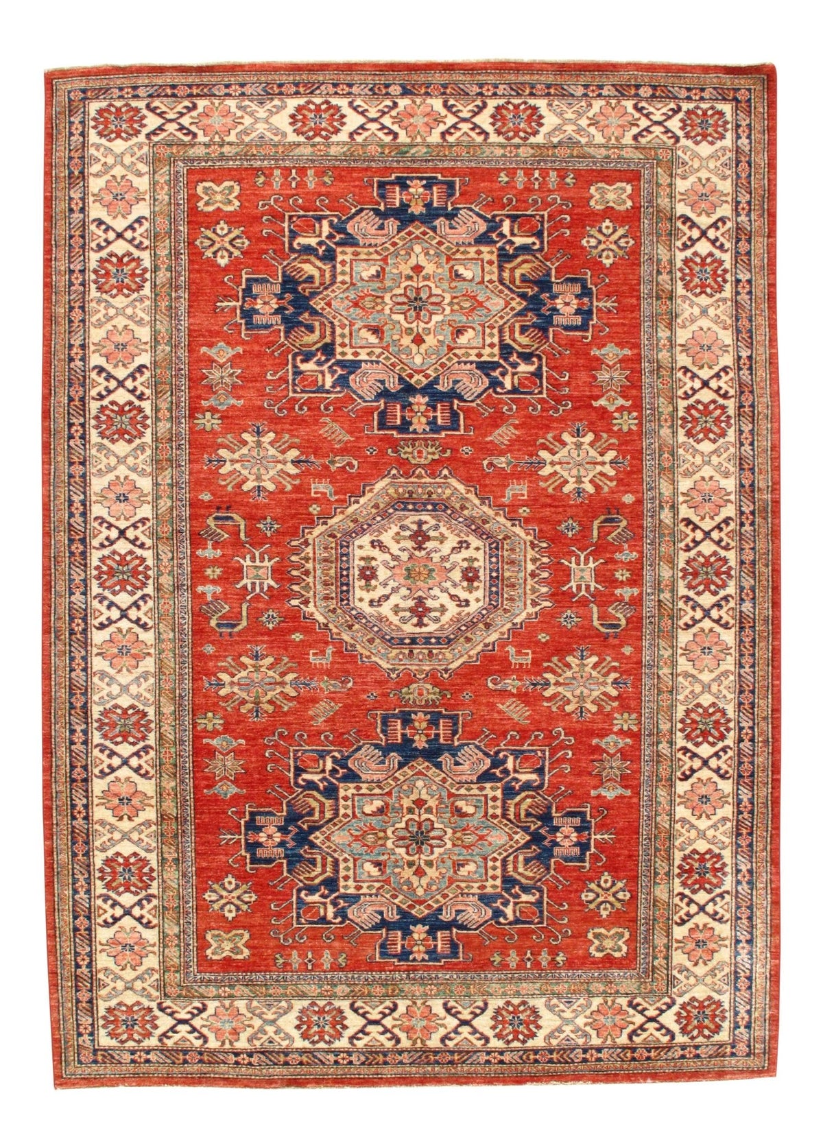 Canvello Rust Pak Super Kazak Rug - 6' X 9'