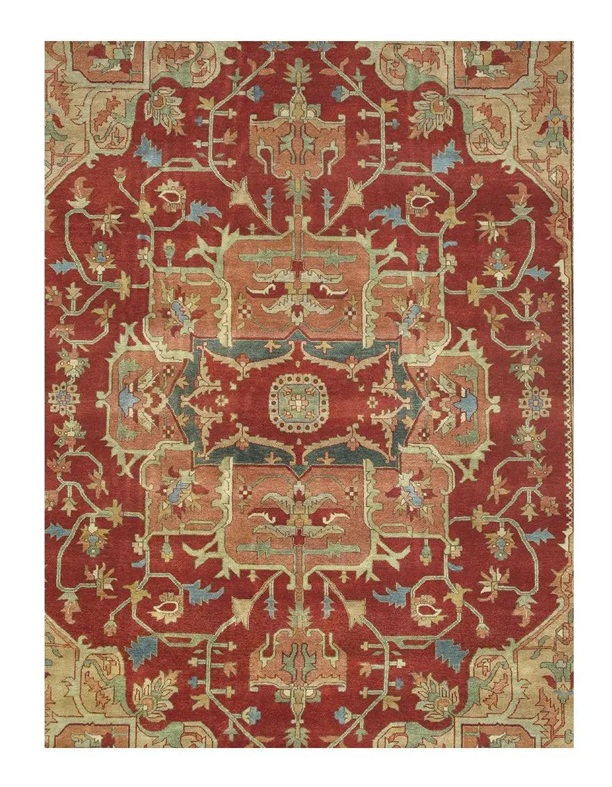 Canvello Rust Persain Serapi design Rug - 11'4'' X 15'2'' - Canvello