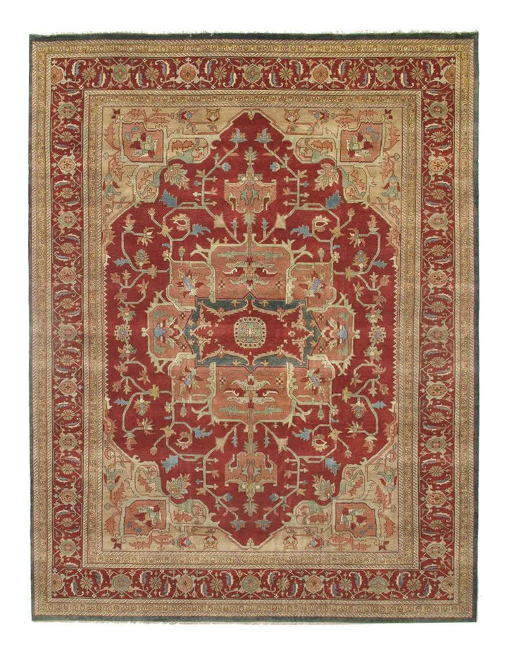 Canvello Rust Persain Serapi design Rug - 11'4'' X 15'2''
