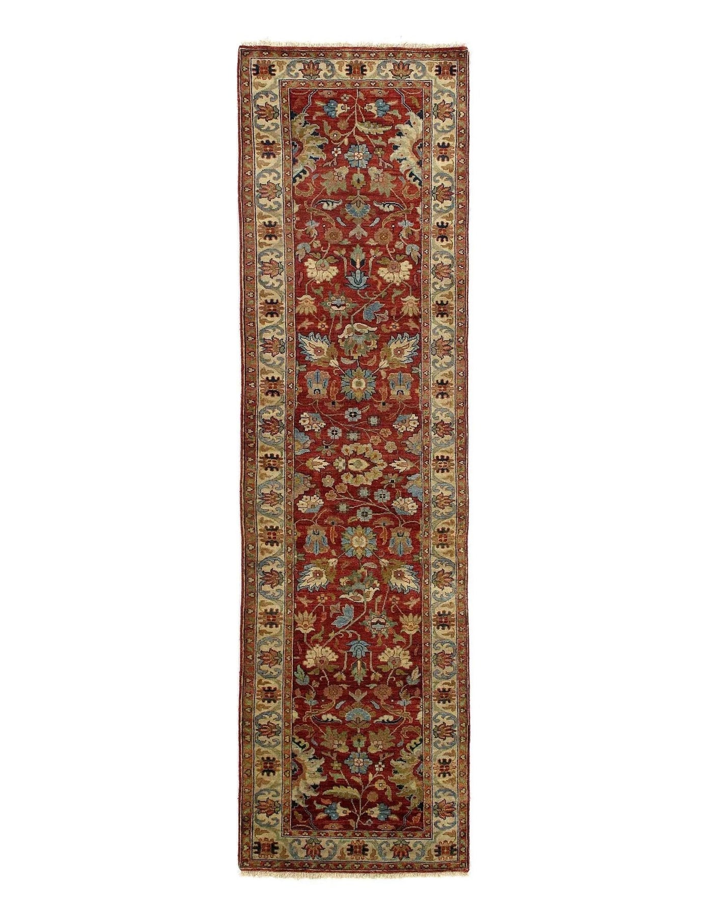 Canvello Rust Runner Tabriz Design - 2'6''x10' - Canvello