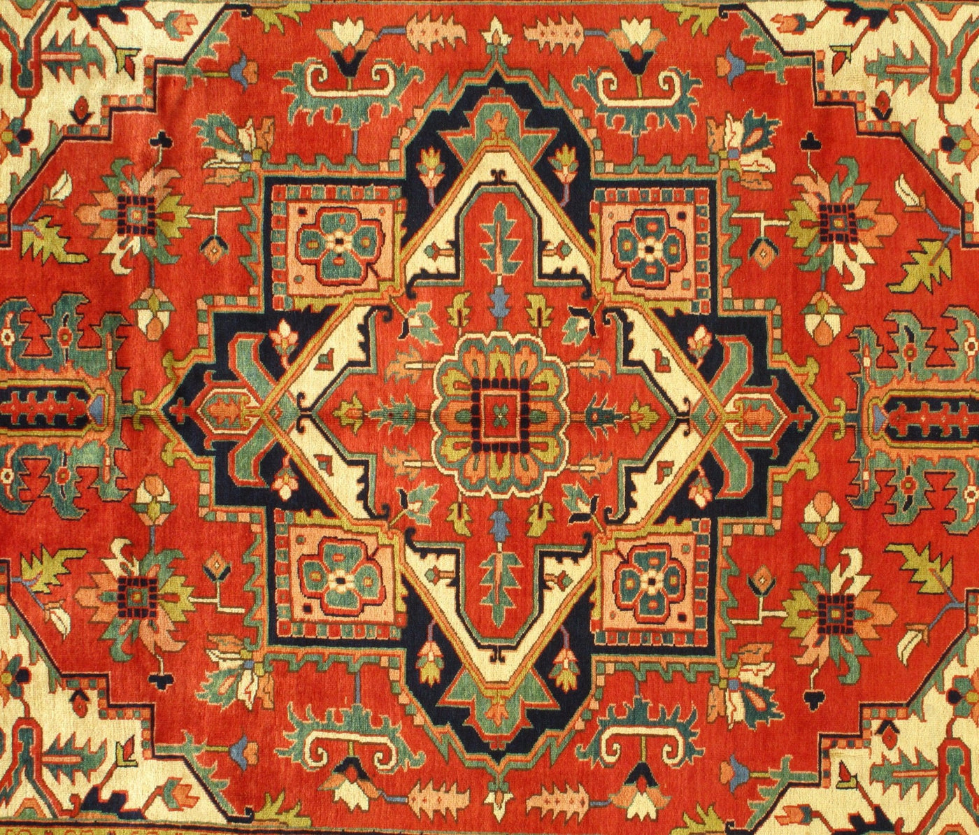 Canvello Rust Silkroad Antique Heriz Rug - 8' x 11'.2'' - Canvello