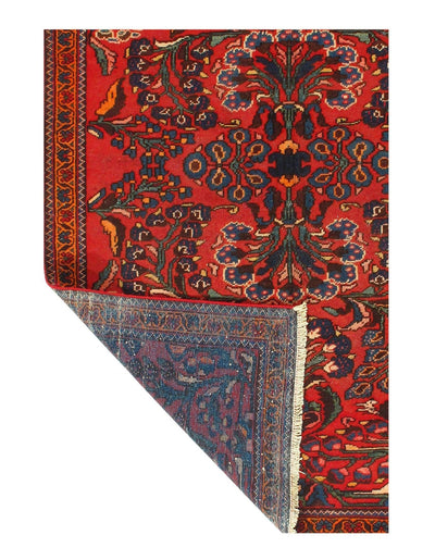 Canvello Rust Silkroad Antique Lilihan Rug - 4'4'' X 6'5'' - Canvello