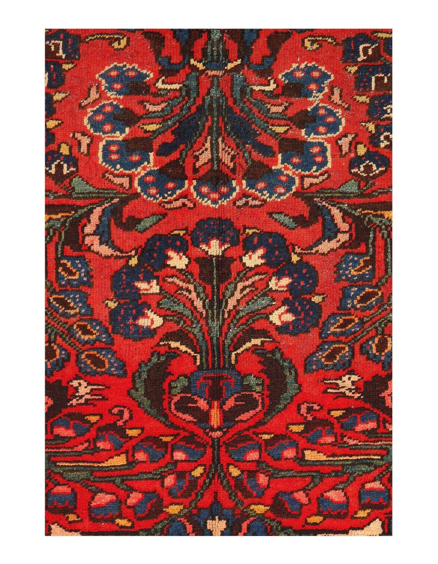 Canvello Rust Silkroad Antique Lilihan Rug - 4'4'' X 6'5'' - Canvello