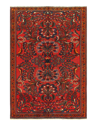 Canvello Rust Silkroad Antique Lilihan Rug - 4'4'' X 6'5'' - Canvello