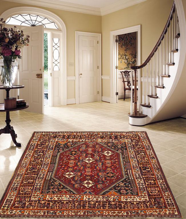 Canvello Rust Silkroad Antique Qashqai Rug - 5'7'' X 8' - Canvello