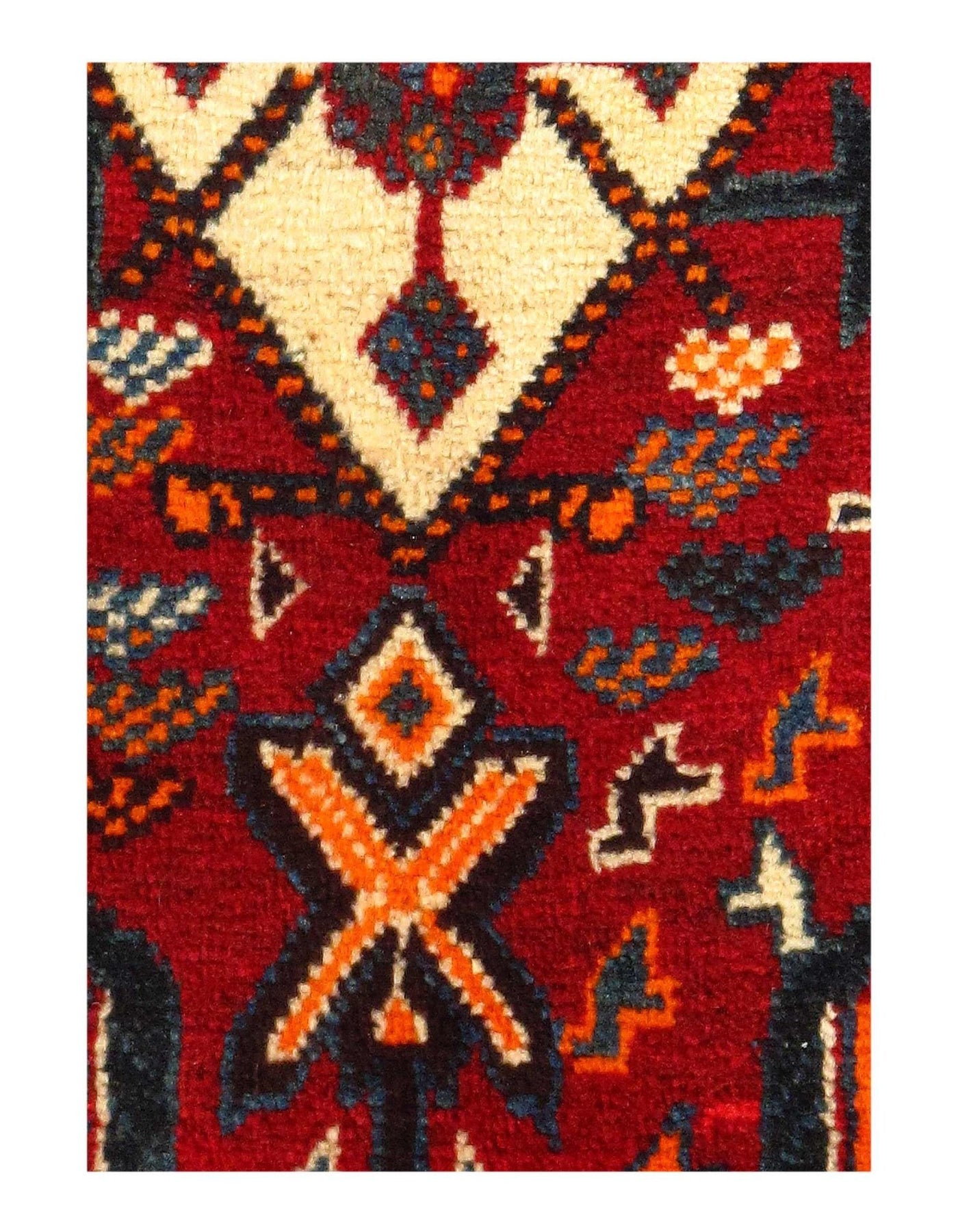 Canvello Rust Silkroad Antique Qashqai Rug - 5'7'' X 8' - Canvello