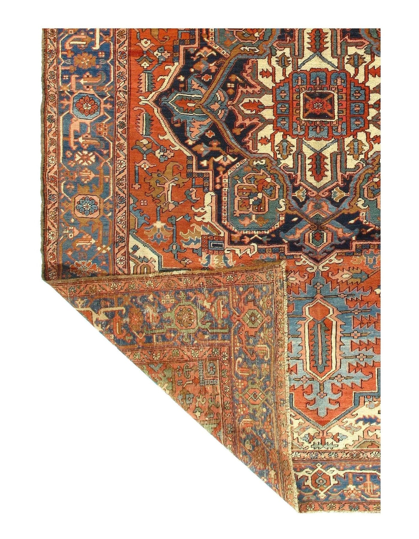 Canvello Rust Silkroad Antique Serapi Rug - 8' 1'' X 11' 5'' - Canvello