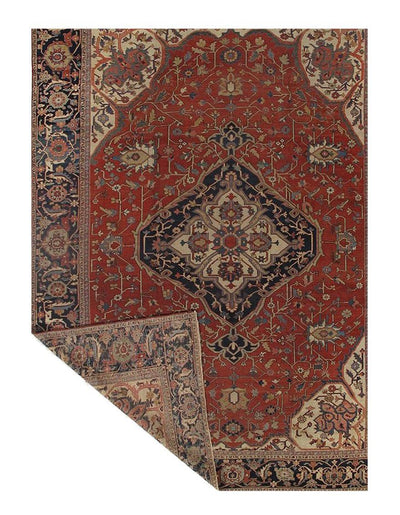 Canvello Rust Persian Antique Serapi Rugs - 11'3'' X 14'10''