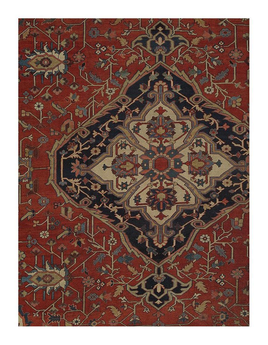 Canvello Rust Silkroad Antique Serapi Rugs - 11'3'' X 14'10'' - Canvello