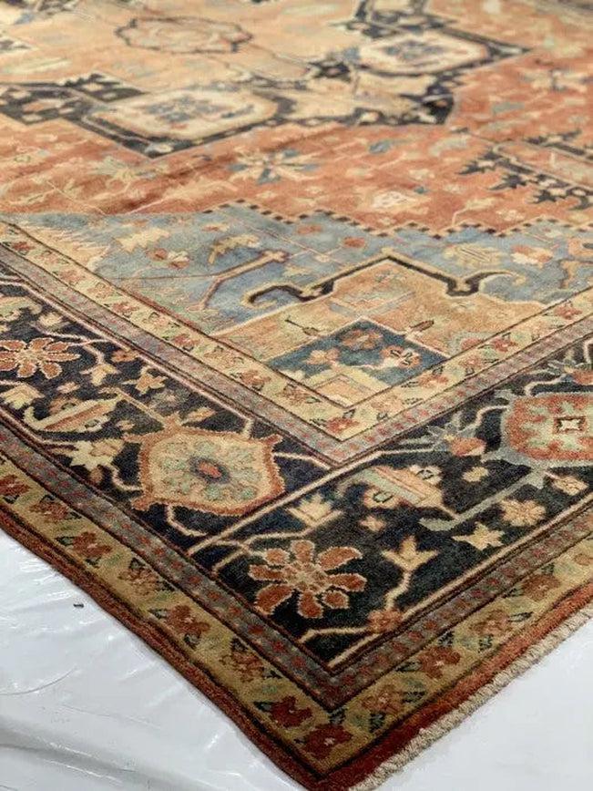 Canvello Rust Silkroad Serapi Design Area Rug - 10' X 13'9'' - Canvello