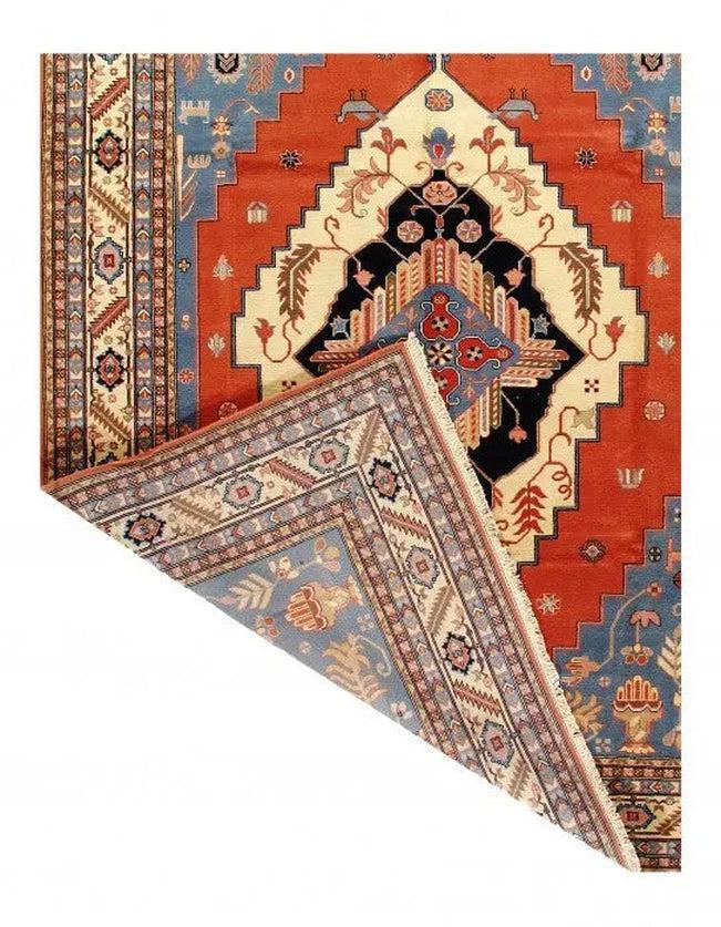 Canvello Rust Silkroad Serapi Design Romanian Rug - 9' X 12' - Canvello