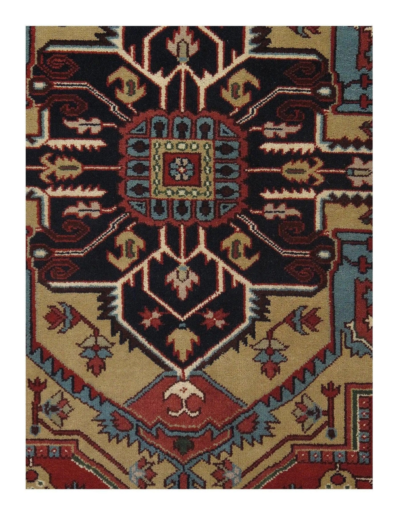 Canvello Rust Silkroad Serapi Design Rug 12'X 15' - Canvello