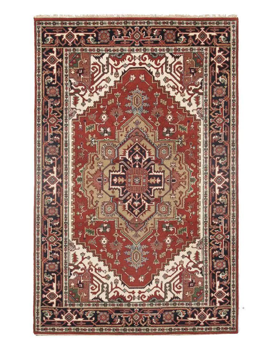 Canvello Rust Silkroad Serapi design rug - 5′1″ × 7′11″ - Canvello