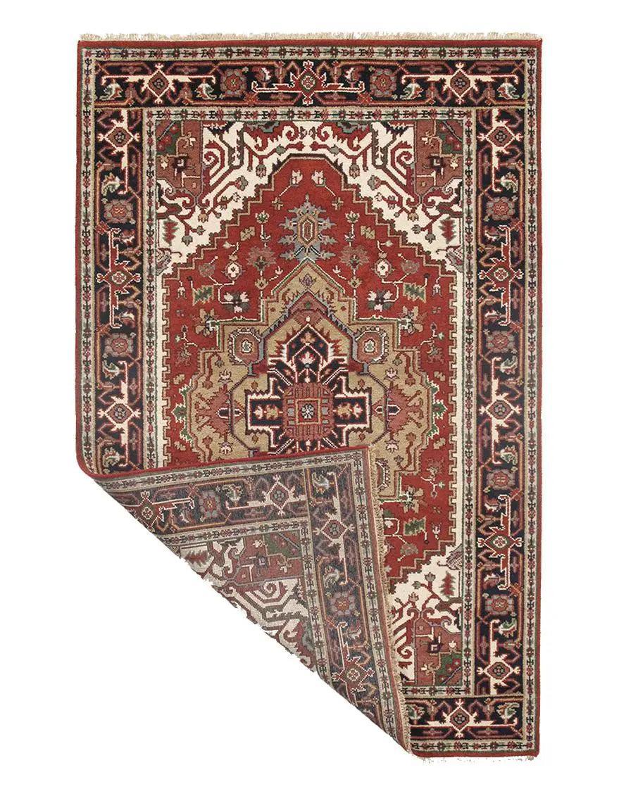 Canvello Rust Silkroad Serapi design rug - 5′1″ × 7′11″ - Canvello