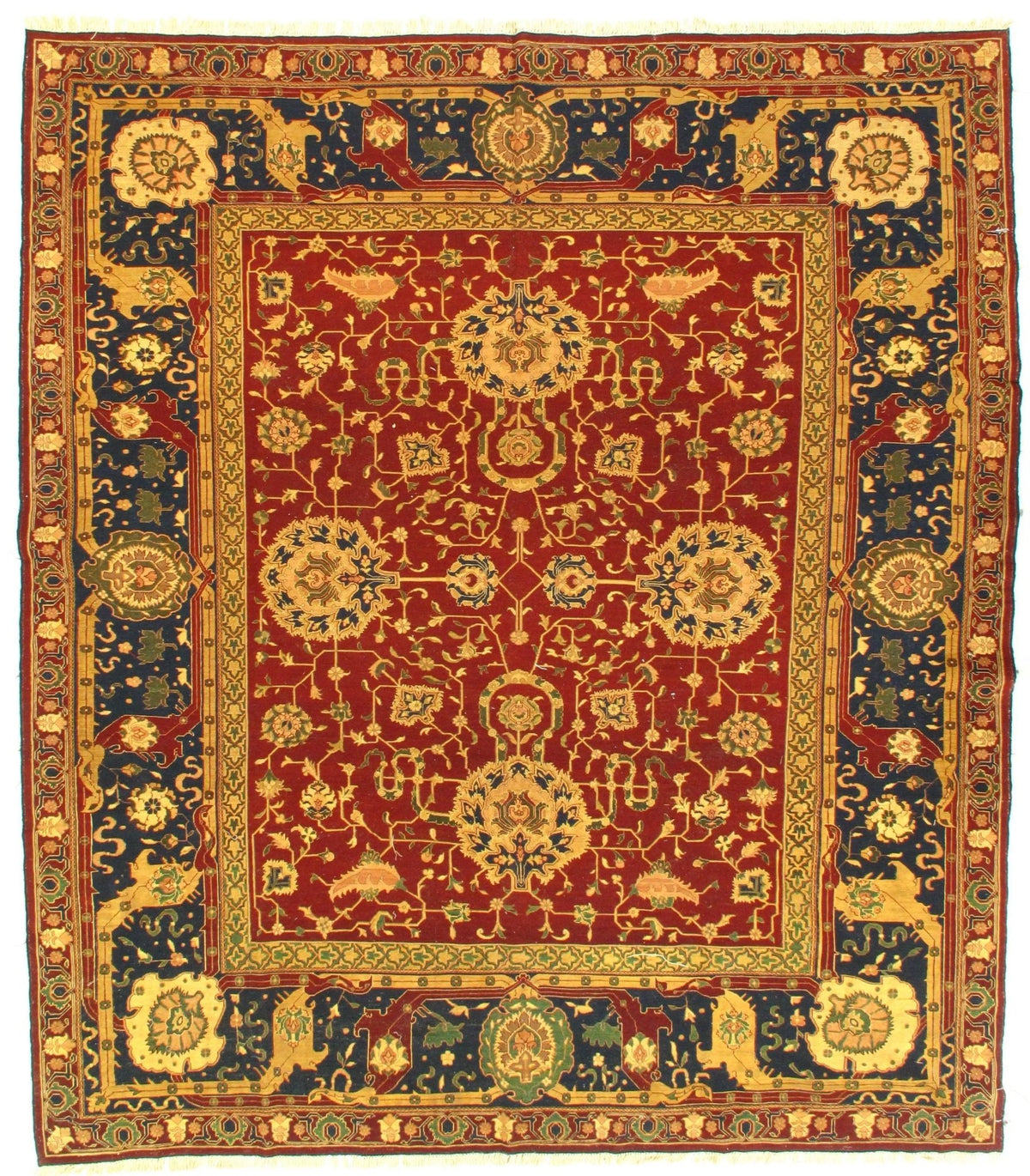 Canvello Rust Sumak Sultanabad Design Rug - 7'9" X 9'