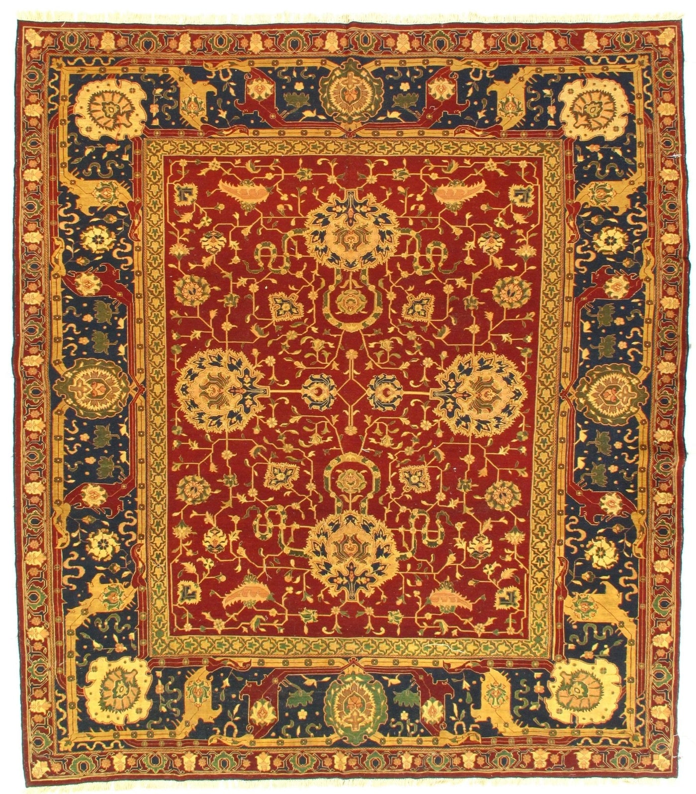 Canvello Rust Sumak Sultanabad Design Rug - 7'9" X 9' - Canvello