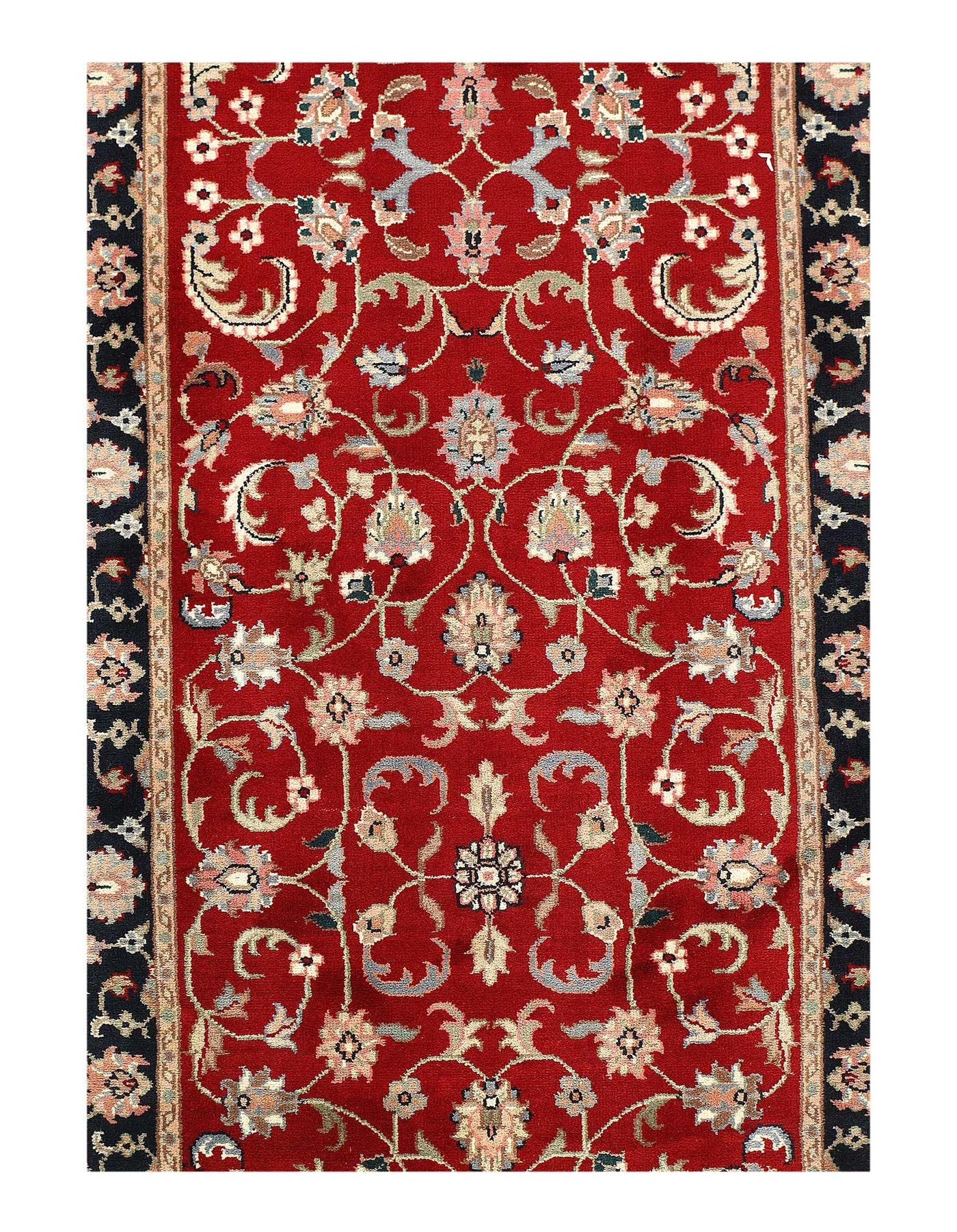 Canvello Rust Tabriz Design Runner - 2'7''x 18' - Canvello