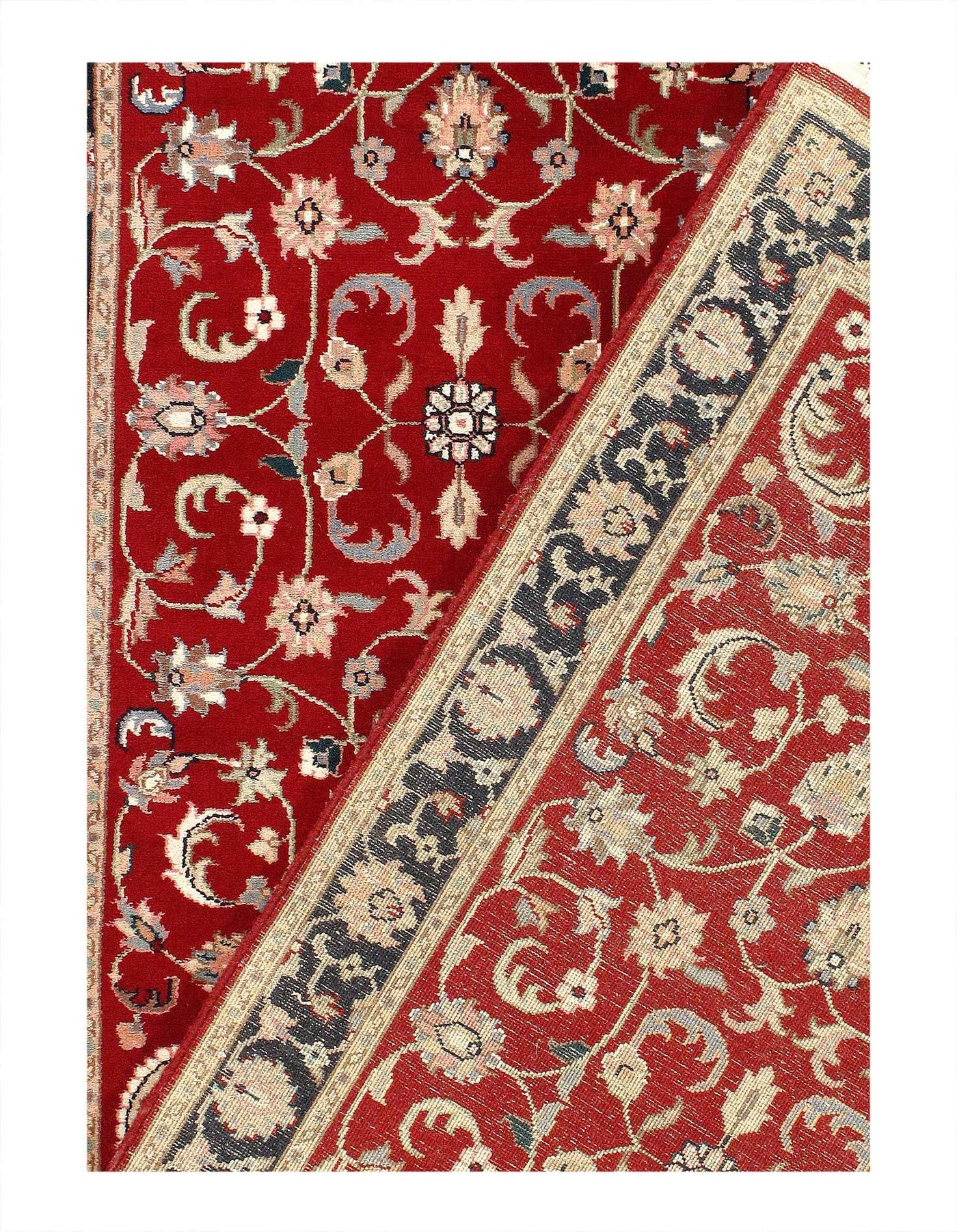 Canvello Rust Tabriz Design Runner - 2'7''x 18' - Canvello