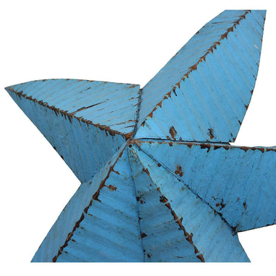 Canvello Rustic Over - sized Metal Star - Canvello