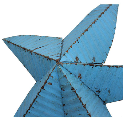 Canvello Rustic Over-sized Metal Star - Canvello