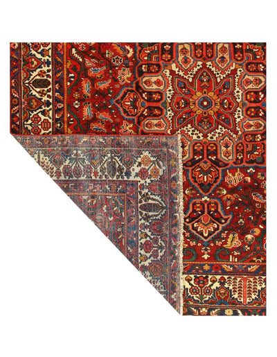 Canvello Sami Antique Silkroad Bakhtiari Rug - 10'2'' X 10'11'' - Canvello