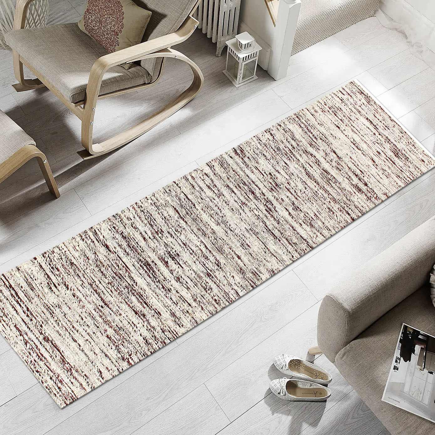 Canvello Sari Silk Flat Weave Runner Rug - 1'11'' X 5'11'' - Canvello