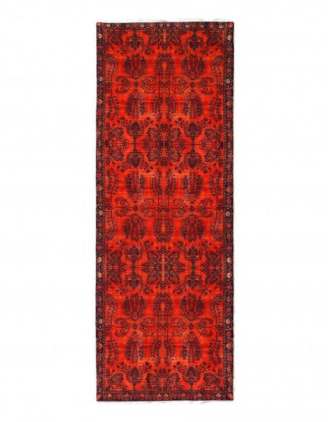 Canvello Sarouk Design Velvet table cloth - 1'7'' X 4'5''