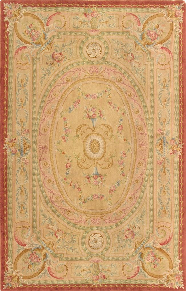 Canvello Savonnerie Hand - Knotted Lamb's Wool Area Rug - 8'11" X 13'9" - Canvello