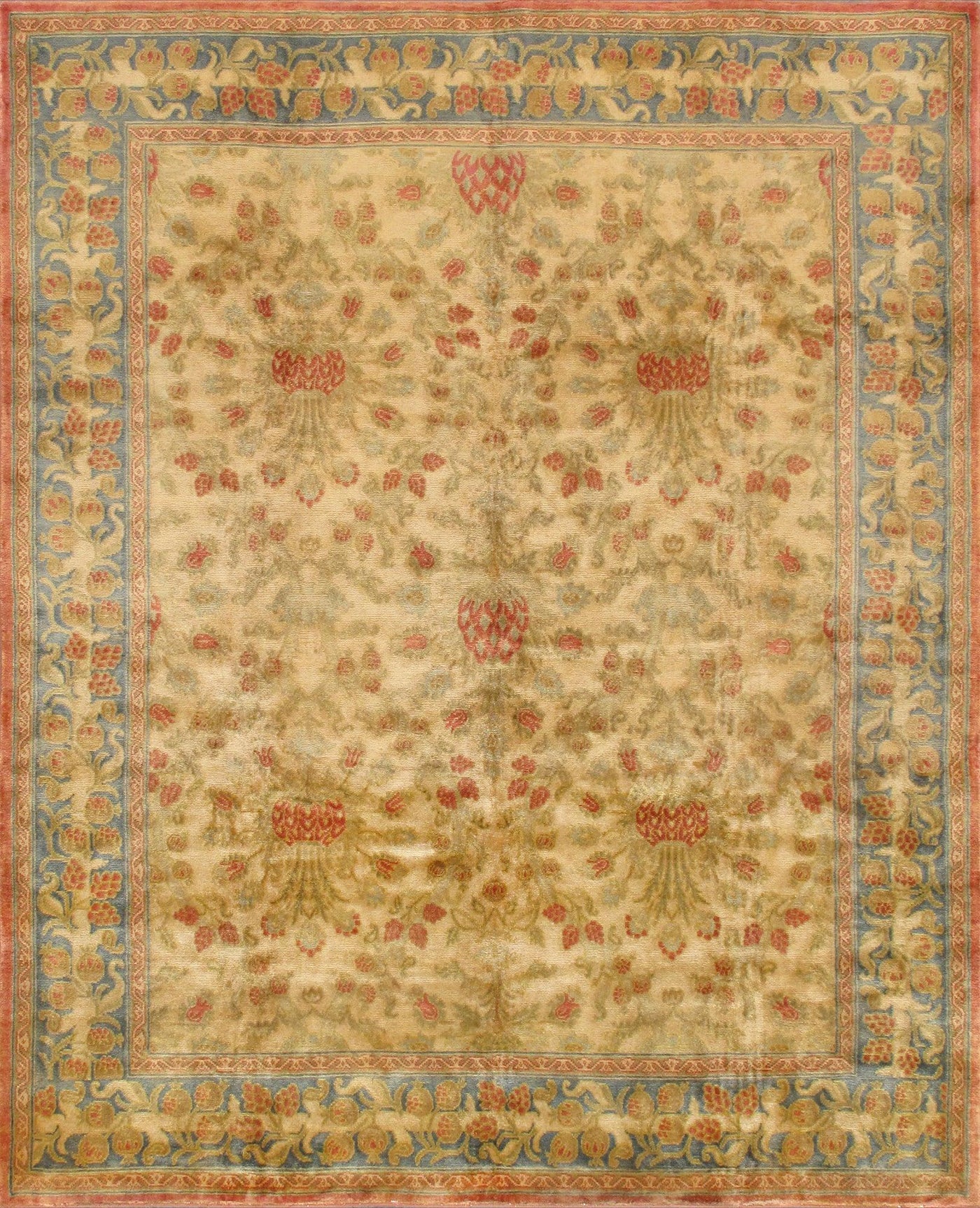 Canvello Savonnerie Hand - Knotted Wool Area Rug - 8' X 9'9" - Canvello