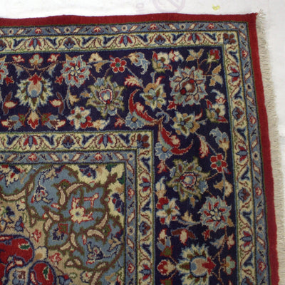 Canvello Semi - Antique 1990 Hand Made Formal Medallion Middle East Yalameh Rug - 8'0'' X 11'5'' - Canvello