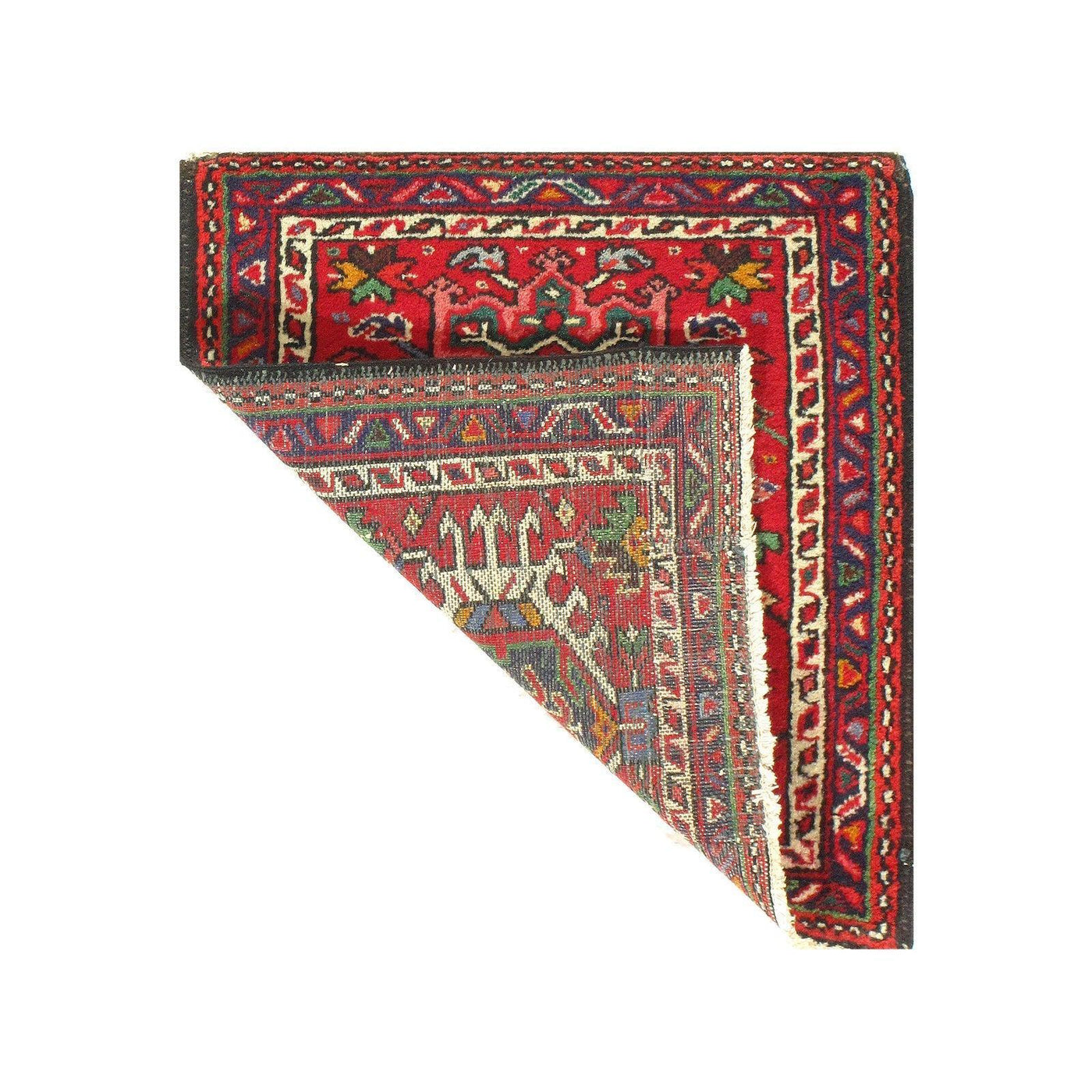Canvello Semi-Antique Persian Karajeh Square Rugs - 2' x 2'