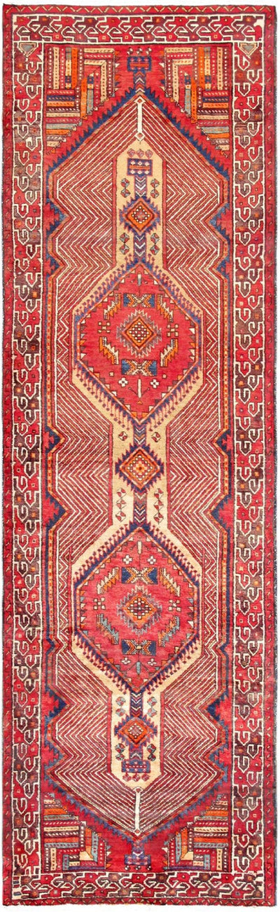 Canvello Serab Lamb's Wool Camel Area Rug - 3'7" X 12'2"