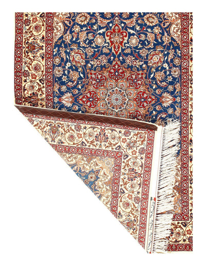 Canvello Serafian Silk & Wool Isfahan Rug - 3'7'' X 5'4'' - Canvello