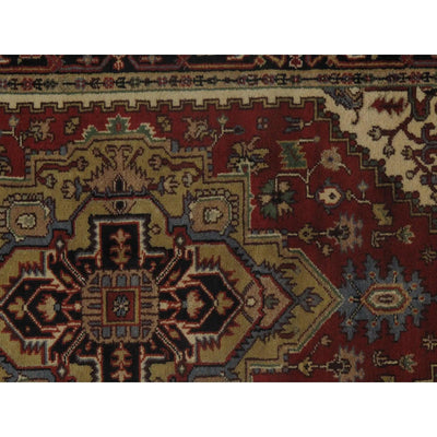 Canvello Serapi Design Hand - Knotted Rug - 5'1" X 8'3" - Canvello