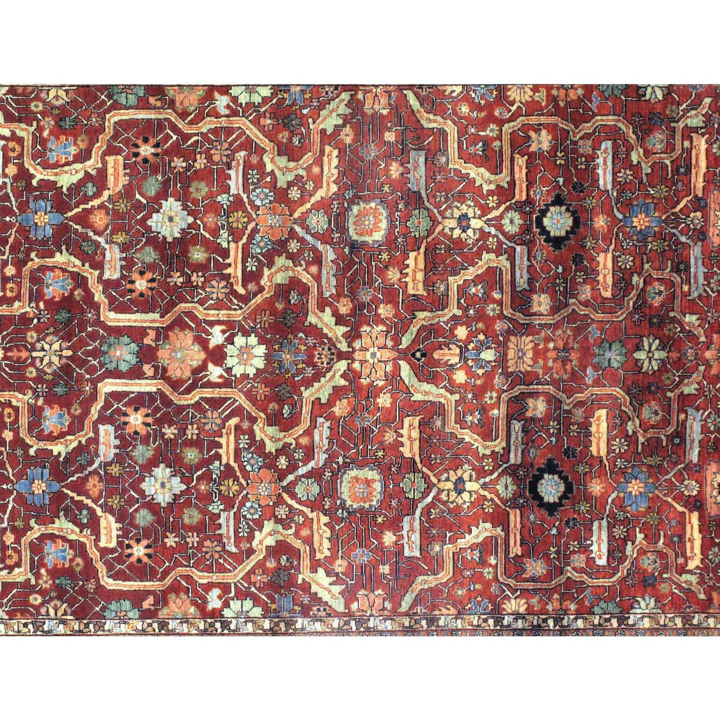 Canvello Serapi Design Hand - Knotted Rug - 7'11" X 10'8" - Canvello