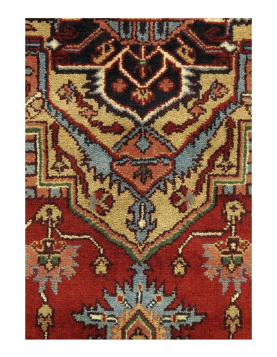 Canvello Serapi Design Hand - Knotted Rug - 8'1" x 9'10" - Canvello