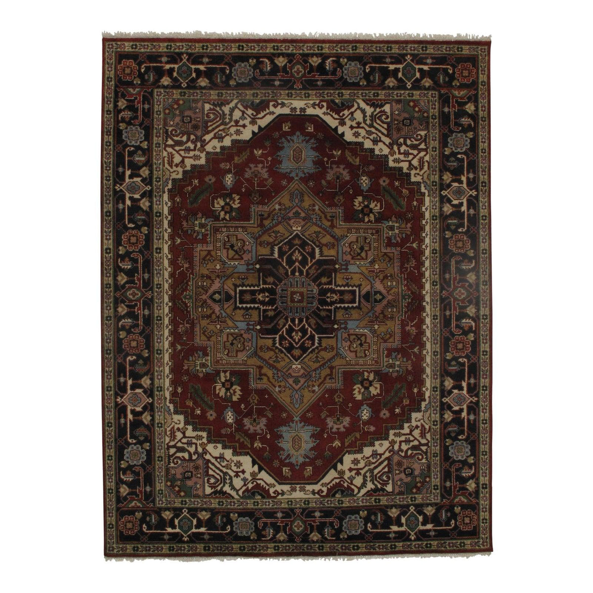 Canvello Serapi Design Hand-Knotted Rug - 8'9" X 11'10"