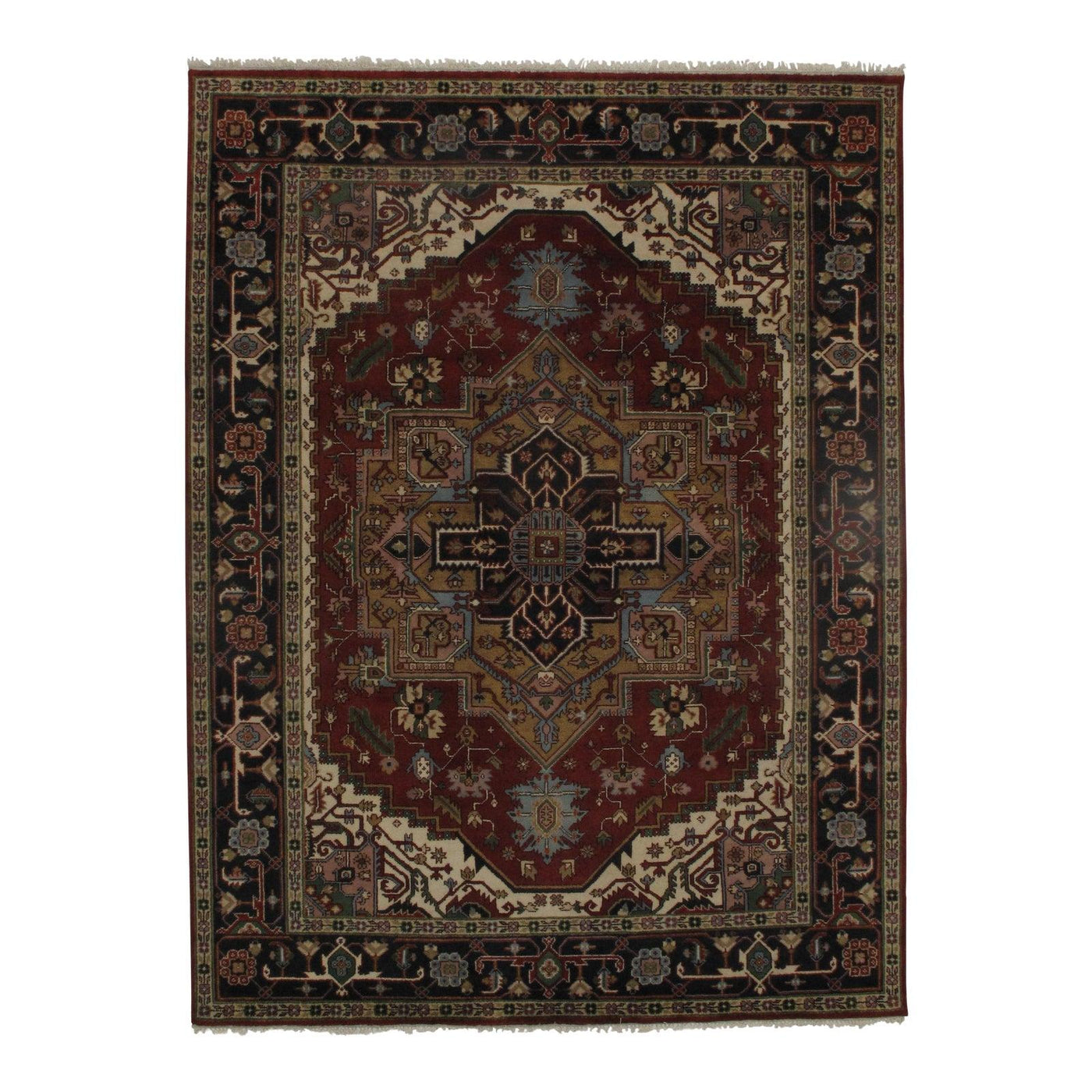 Canvello Serapi Design Hand - Knotted Rug - 8'9" X 11'10" - Canvello