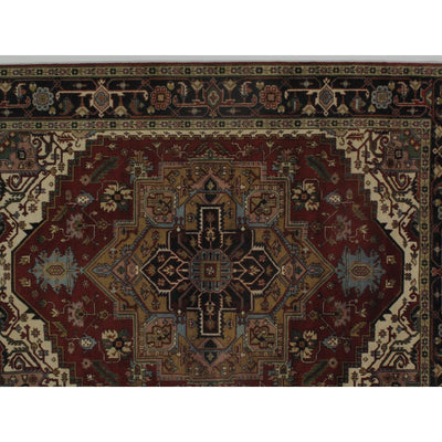 Canvello Serapi Design Hand - Knotted Rug - 8'9" X 11'10" - Canvello