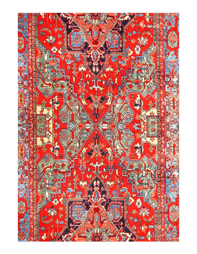 Canvello Serapi Design Velvet table cloth - 1'3'' X 3'11''